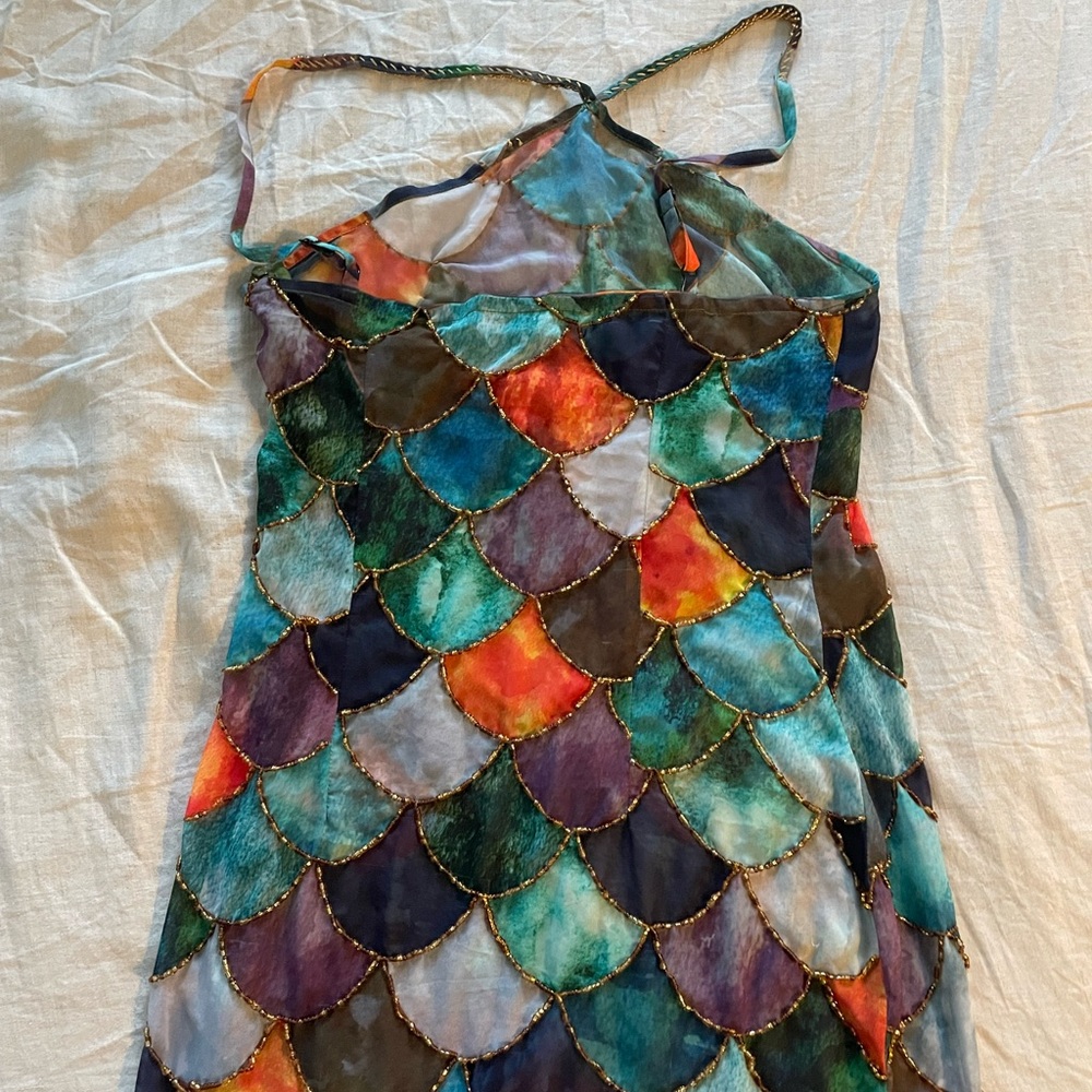 Kilentar Mami Dress - UK8/US 4 Rainbow Fish Mermaid Dress - Picture 7 of 9